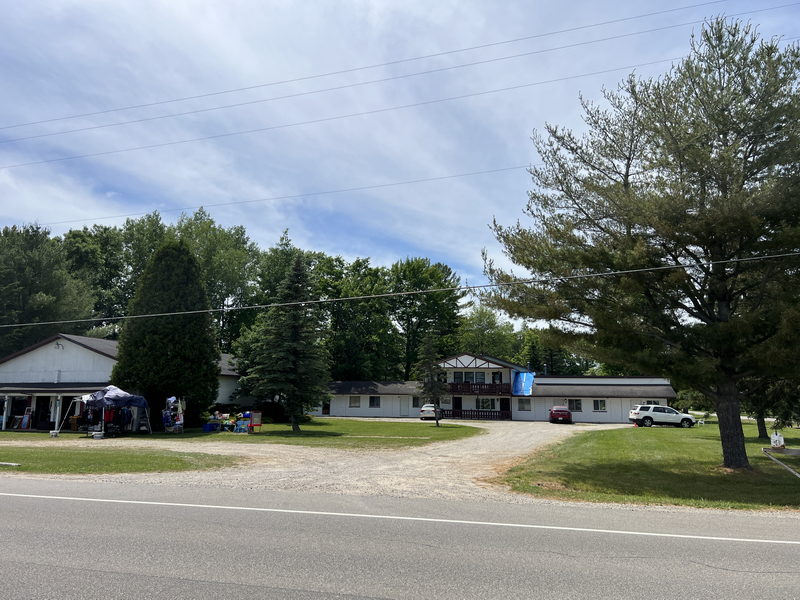 Undetermined Motel (Markey Township Hall) - June 15 2024 Photo (newer photo)